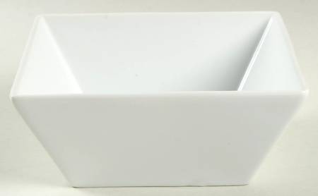 Great White Square Square Fruit/Dessert (Sauce) Bowl