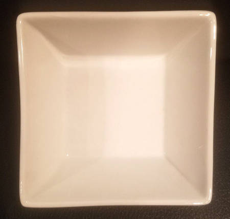 Great White Square Condiment Bowl
