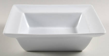 Great White Square Rim Soup Bowl