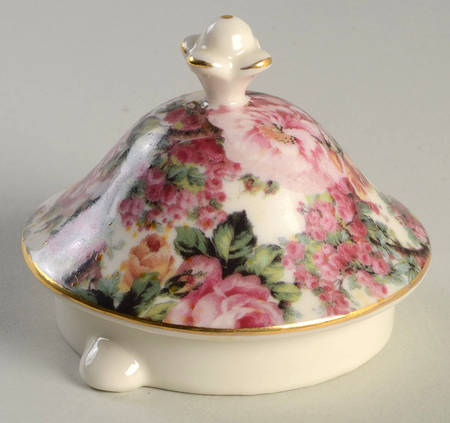 Rose Chintz Lid for Teapot