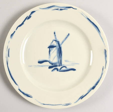 Gonesse Blue Salad/Dessert Plate