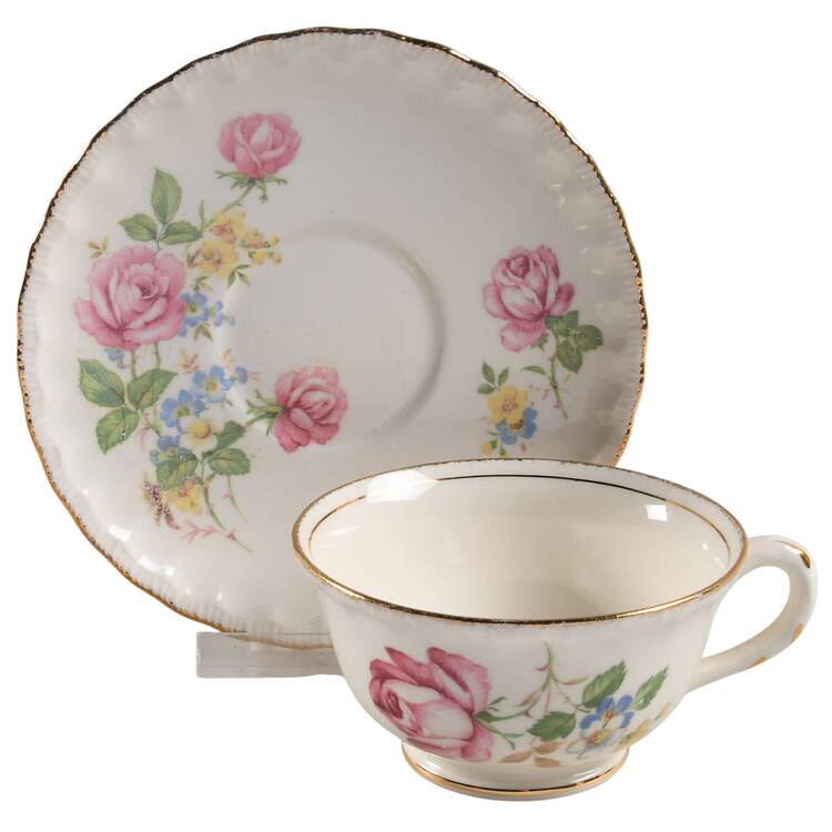 Patty Footed Cup & Saucer Set