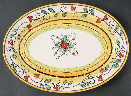 Italia 14" Oval Serving Platter