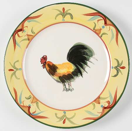 Tuscan Rooster 12" Chop Plate (Round Platter)