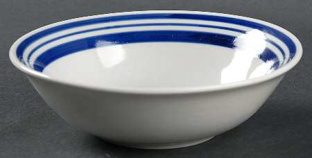 Diner Story Blue Soup/Cereal Bowl