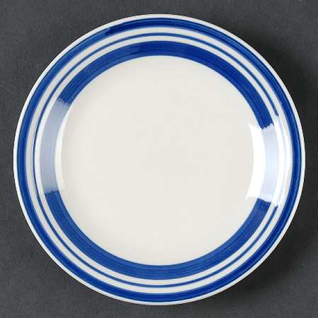 Diner Story Blue Dessert/Pie Plate