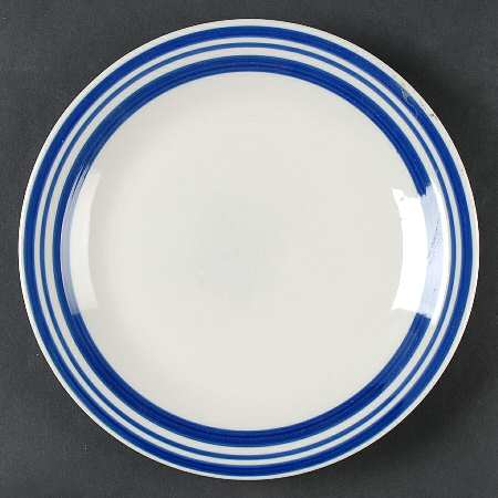 Diner Story Blue Salad Plate