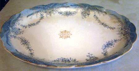 Aquilla Blue (Gold Trim) Underplate for Tureen