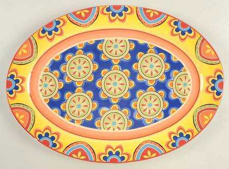 Mexicali 16" Oval Serving Platter