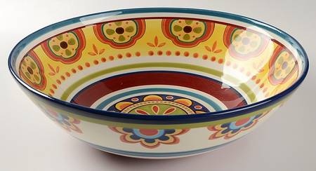 Mexicali 13" Round Serving Bowl