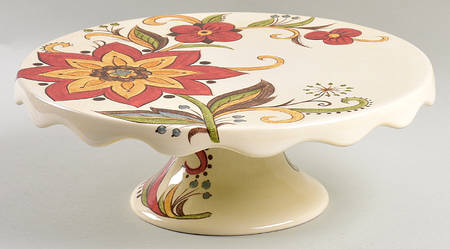 Carynthum 11" Diameter Pedestal Cake Stand