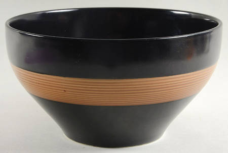Concentric Black 9" Round Vegetable Bowl