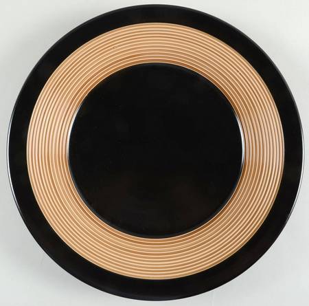 Concentric Black 12" Chop Plate (Round Platter)