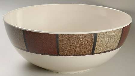Taos Large Melamine Serving Bowl