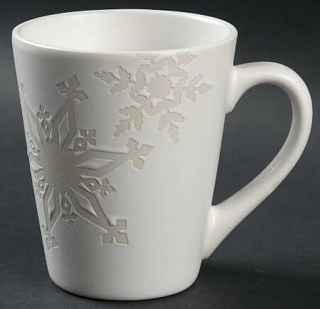Snowflake White Mug