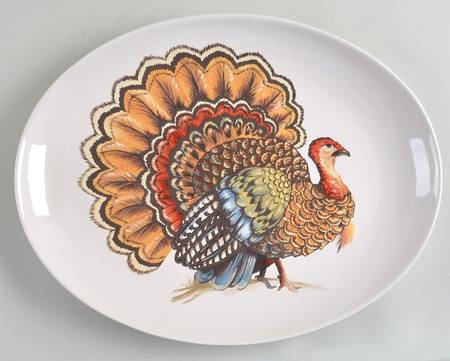 Turkey 18" Oval Serving Platter