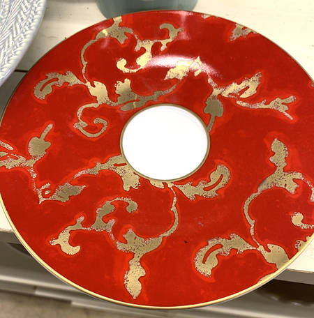 Golden Ruby Saucer