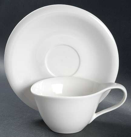 Liquid Flat Cup & Saucer Set