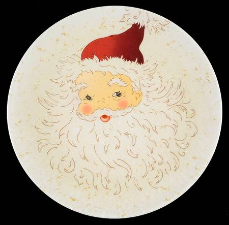 Santa Salad Plate
