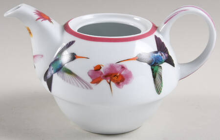 Hummingbirds Individual Teapot with Cup Teapot No Lid