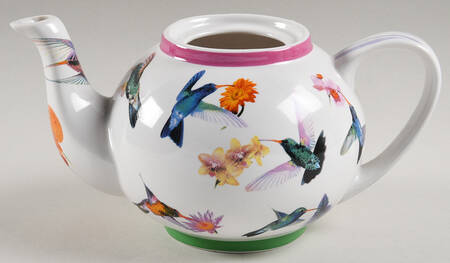 Hummingbirds Mini Teapot No Lid