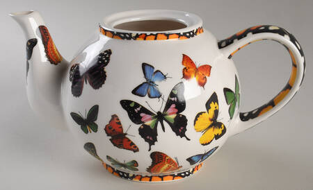 Hummingbirds Teapot No Lid