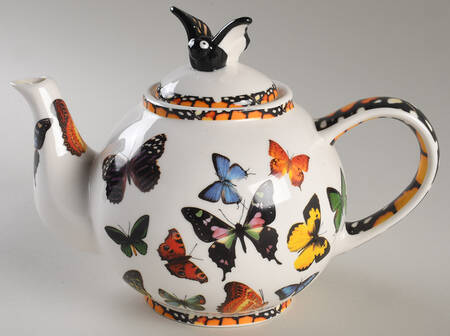 Hummingbirds Teapot & Lid