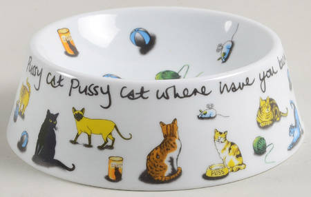 Cat Tea Cat Bowl