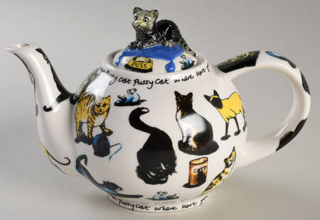 Cat Tea Mini Teapot & Lid