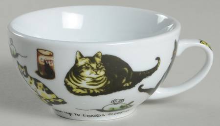 Cat Tea Cup for Individual Teapot & Lid with Cup