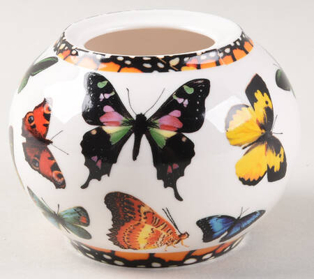 Butterflies Sugar Bowl No Lid