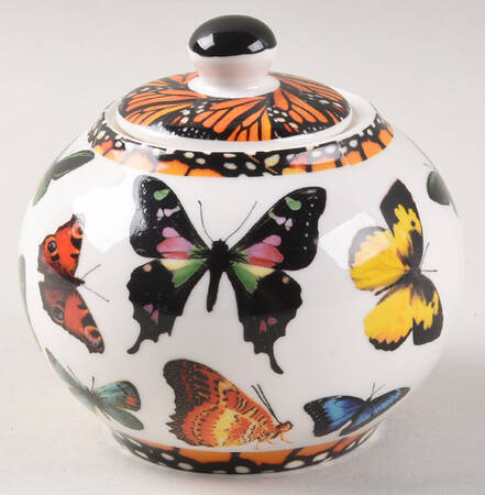 Butterflies Sugar Bowl & Lid