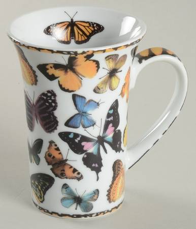 Butterflies Mug Only for Mug & Coaster Set