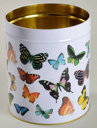 Butterflies Mug & Coaster Set Gift Tin No Lid