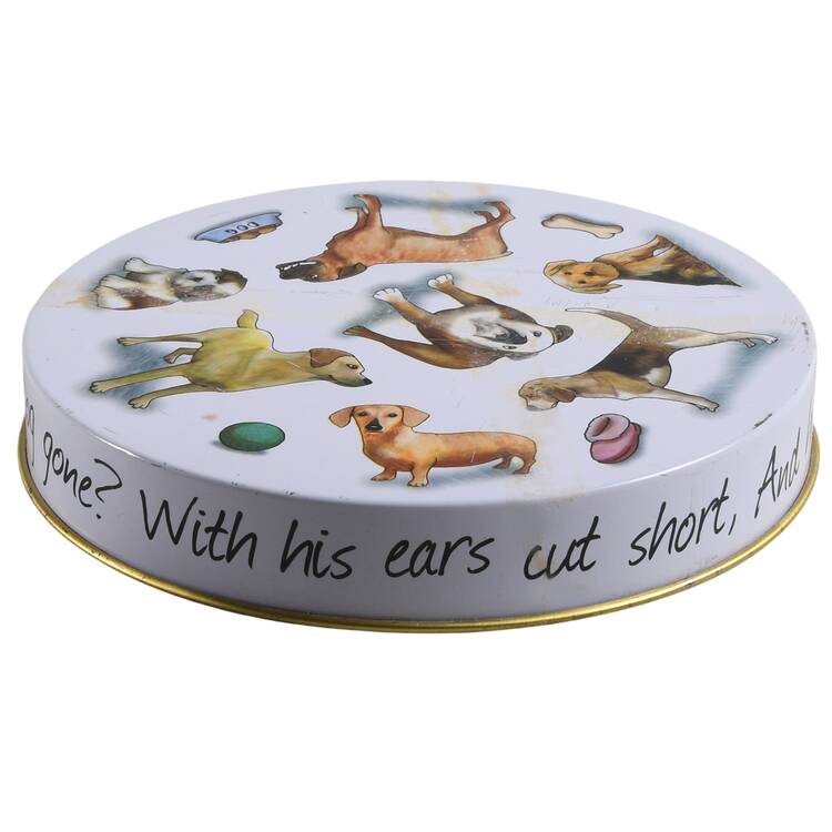 Man's Best Friend Lid for Mug & Coaster Set Gift Tin