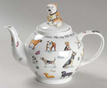 Man's Best Friend Teapot & Lid