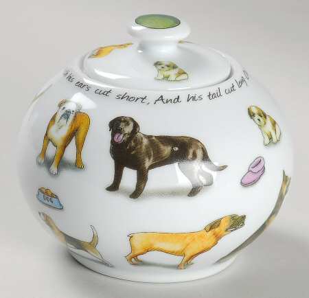 Man's Best Friend Sugar Bowl & Lid