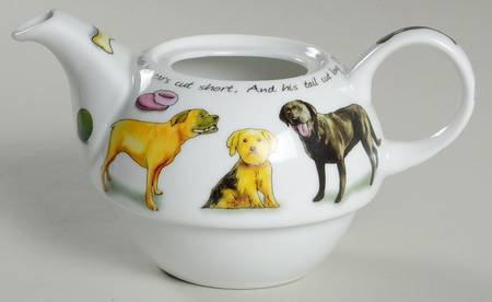 Man's Best Friend Individual Teapot with Cup Teapot No Lid
