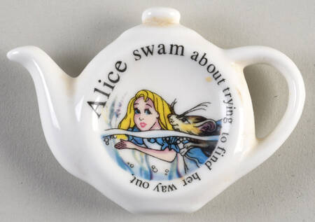 Alice in Wonderland's Cafe Tea Bag Holder by Cardew Design