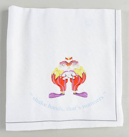 Alice in Wonderland's Cafe Cloth Napkin by Cardew Design
