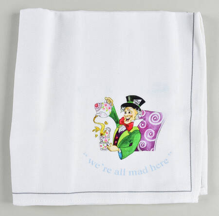 Alice in Wonderland's Cafe Cloth Napkin