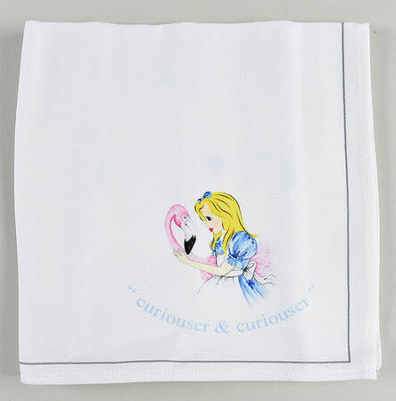 Alice in Wonderland's Cafe Cloth Napkin