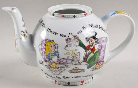 Alice in Wonderland's Cafe Teapot No Lid