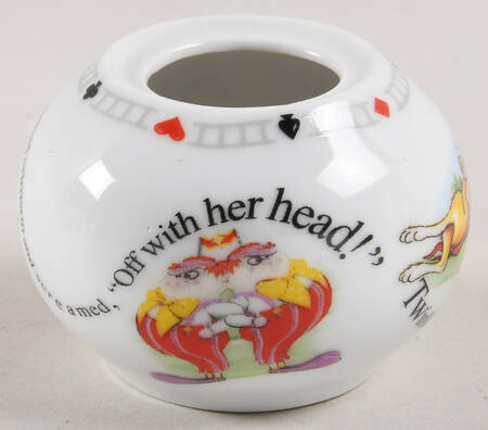 Alice in Wonderland's Cafe Toy Sugar Bowl No Lid