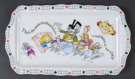 Alice in Wonderland's Cafe Cookie Tray by Cardew Design