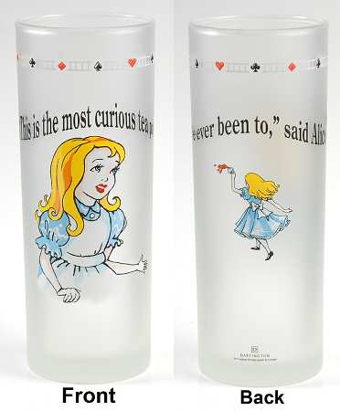 Alice in Wonderland's Cafe Glassware Highball