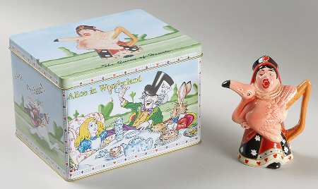 Alice in Wonderland's Cafe Figurine in Gift Tin