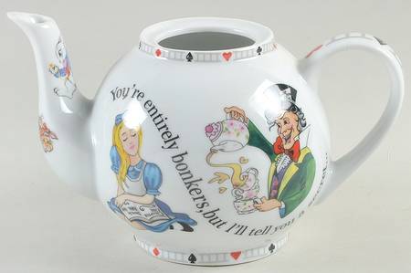 Alice in Wonderland's Cafe Teapot No Lid