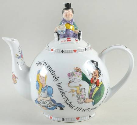 Alice in Wonderland's Cafe Lid for Teapot