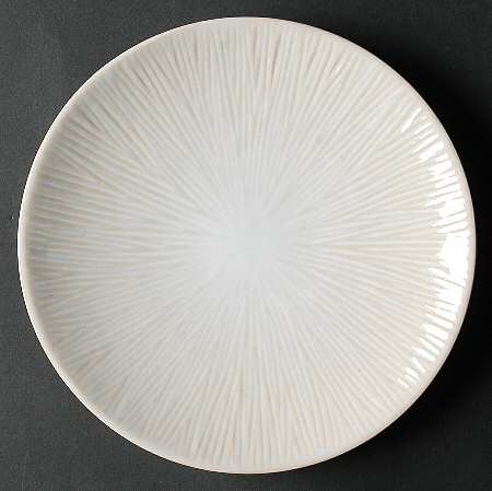 Shanghai White Salad Plate